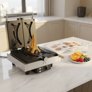 Good Quality Commercial Electric Eiffel Tower Waffle Maker