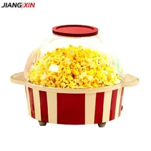 Good Quality Round Stir Stick Popcorn Machine Commercial Popcorn Maker with Butter Melting Container