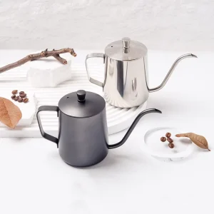 Gooseneck Coffee Kettle Stainless Steel Pour Over Drip Pot for Coffee Tea Home Kitchen Camping for Controlled Pour Over Brewing