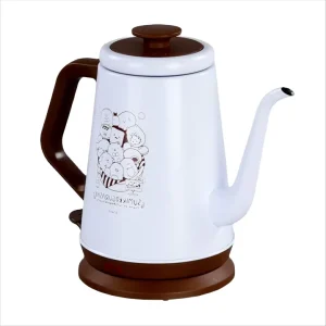 Gooseneck Electric Kettle Mechanical Water Heating Electric Wireless Snow Shovel Pour Over Coffee Kettle 1.0l Stainless Steel
