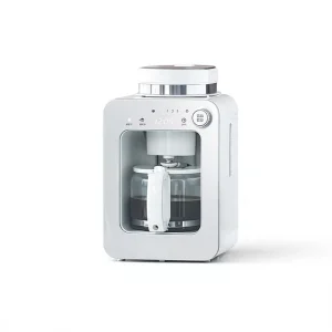 Grind Brew Automatic Drip Coffee Maker Built in Stainless Steel Burr Grinder Programmable 24H Timer Touchscreen Coffee
