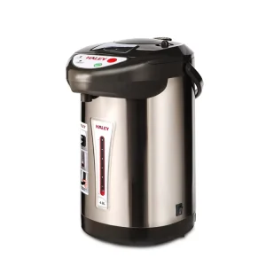 HALEY 4.8L Electric Air Pump Thermos Pot Stainless Steel Hot Water Dispenser Keep Warm Function for Home Outdoor Hotel Use