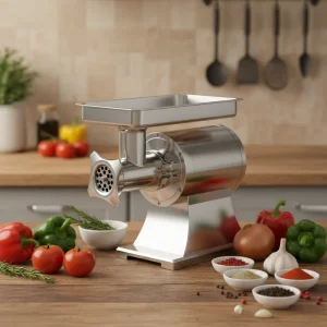 HC 12D Heavy Duty Stainless Steel Electric Meat Grinder Parts 300kg/h Capacity for Home Use