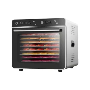 HELAXEN Commercial Electric 8 Shelf Food Dehydrator Machine Digital Control LED Display Built in Timer for Fruit Pet