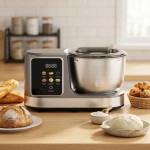 HGM Household Use Electric 500W 5 in 1 Multifunctional Stand Mixer with 5L Stainless Steel Mixing Bowl Dough Food Mixer