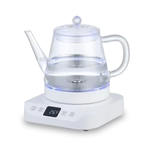 HK-3080 Modern Smart Kettle Durable 1.0L Fast Water Pot Stainless Steel Electric Kettles for Household