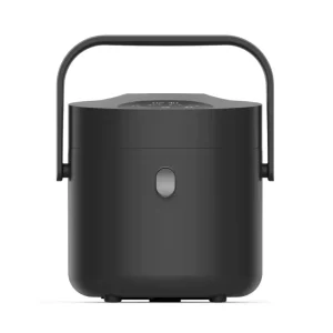 HOTSY Portable Rice Cooker Modern Japan Rice Cooking Sunhouse Silver and Black the Original Digital Multifunctional Rice Cooker