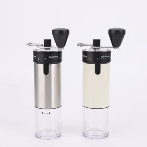 Hand Grinding Coffee Manual Coffee Bean Grinder Adjustable Grinding Stainless Steel Shell Modern Ceramic Burr