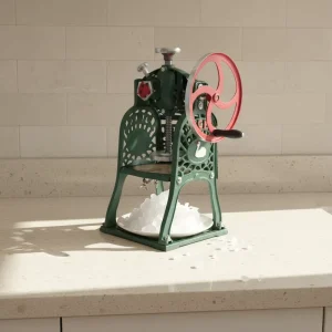 Hand Operated Commercial Ice Cube Shaver Crusher Ice Shaving Machine