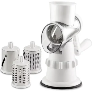 Hand Roller Multi Functional Vegetable Cutter Round Rotary Cheese Grater Veggie Potato Chopper Fruit & Vegetable Slicer Tool