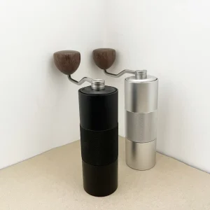 Hand brew coffee grinder hand crank coffee bean grinder convenient outdoor camping aluminum alloy coffee grinder