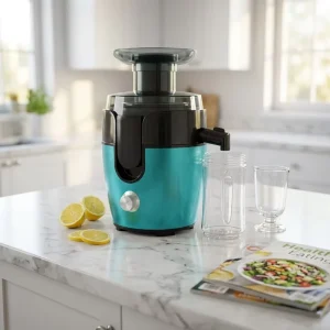 Handheld Food Processor Rechargeable Electronic Plastic Orange Blender