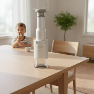 Handheld Ice Cream Maker with Efficiency Blade and Motor