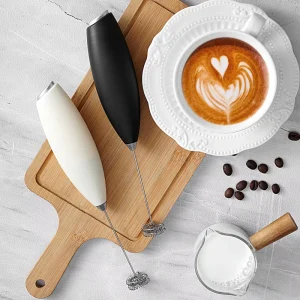 Handheld Milk Frother for Coffee Matcha Foam Wireless Mini Electric Egg Beater