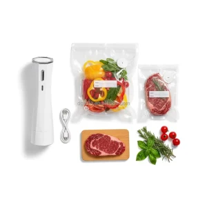Handheld Plastic Vacuum Sealer for Food RV Use Household Car Compact Rechargeable Type C Quick Sealing 5.1 10L Capacity Private