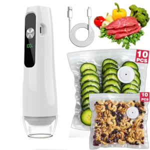 Handheld USB Mini Electric Vacuum Preservation Machine for Food Sealing