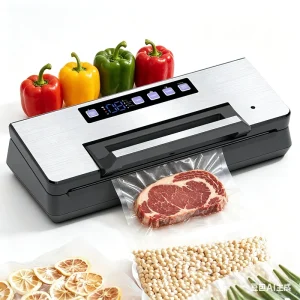 Handheld Vacuum Food Sealer Machine Electric Automatic Vacuum Sealer for Food Bags with Dry Moist Modes and Cutter