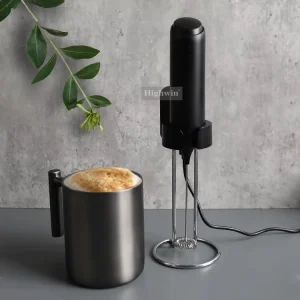 Handled Milk Foam Frother Electric Rechargeable Electric Milk Frother