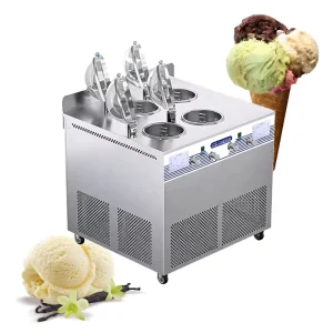 Handmade Ice Cream Making Machine Stainless Steel Small Mini Gelato Batch Freezer Ice Cream Maker Machine