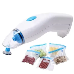 Handy Plastic Household Food Saver Vacuum Sealer Machine Battery Powered Hand Held Vacuum Sealer