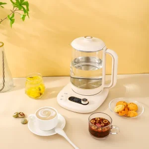 Health Pot Set for Boiling and Cooking Multi-Function Electric Kettle Glass Kettle