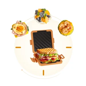 Heat Resistant Microwave Square Toast Grill Microwave Sandwich Maker Meat Grill Plate