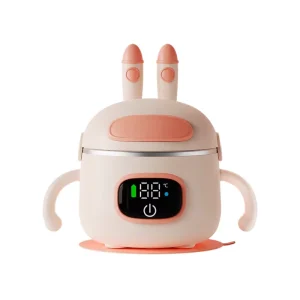 Heated Lunch Box Baby Food Bowl Cordless Electric Lunch Box for Kids Leakproof Cordless Food Warmer