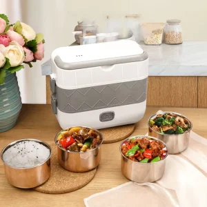 Heating Food Warmer Rice Container Dinnerware Sets for Self Heating Electric Lunch Box