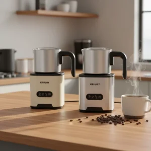 Heating Plate Milk Frother Stainless Steel
