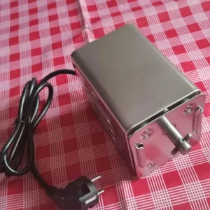 Heavy Duty 15W Stainless Steel Spit Rotisserie Motor 220V 110V 120V Corrosion Resistant Heat Resistant Charcoal BBQ Roaster