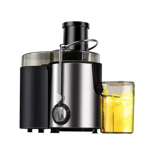Heavy Duty 2L Electric Squeezing Slow Juicer Self Cleaning Wide Mouth Pulp Separation Stainless Steel Blades Home Kitchen Fruit