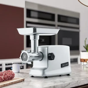 Heavy Duty 3 in 1 Die Cast Food Chopper Sausage Stuffer Salad Maker Meat Mincer Machine for Home Kitchen Use