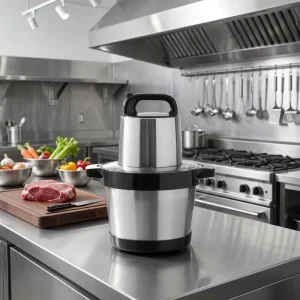 Heavy Duty 6L Electric Meat Grinder High Power Food Processor Multi Functional Mincer for Professional Kitchen
