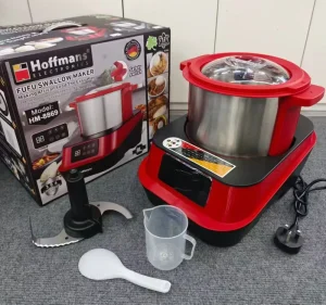 Heavy Duty 8L Electric Heating Food Mixer 1200W Automatic FUFU Maker Yam Pounder Machine for Africa