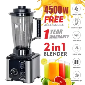 Heavy Duty Blender Machine Commercial Blender High Speed Blender Mixer Blender and Processor Electric for Kitchen