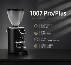 Heavy Duty Coffee Bean Grinder Commercial Espresso Grinder with Precision Dosin
