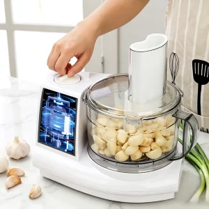 Heavy Duty Commercial Electric Food Processor Meat Grinder Chopping Mixing 500W Motor 2 Speeds Adjustable Portable BPA Household