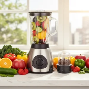 Heavy Duty Commercial High Speed Smoothies Heating Mixer Grinder Portable Home Appliances Blender