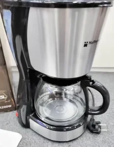 Heavy Duty Hoffmans 1200W Electric Coffee Maker 220V 1.5L 15 Cups Drip Coffee Machine Stainless Steel for Africa Office Use