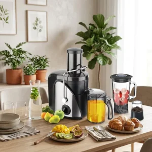 Heavy Duty Household Portable Juicer Smoothie Juicer Food Processor Black Blender