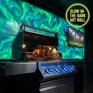Heavy Duty Professional Outdoor BBQ Pods Collection Modular Kitchen with Integrated Fridge and Gas Grill
