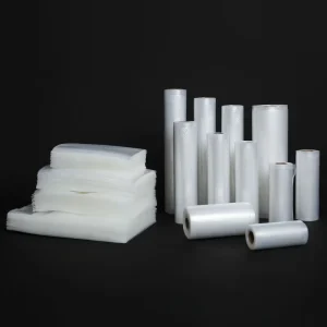 Heavy Duty Transparent Embossed Manual Vacuum Sealer Bags for Food Saver Plastic Packaging Vacuum Roll Bag
