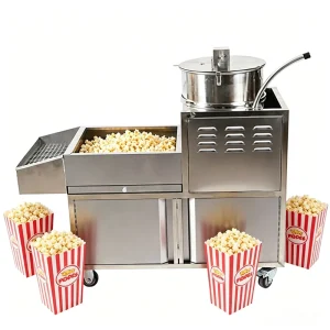 Heavy Industrial Popcorn Maker Large Scale Popcorn Manufacturing Equipment
