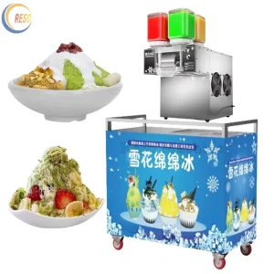 Heavy duty Snowflake Ice Maker Commercial Crush Snow Bingsu Shaved Ice Shaver Machine