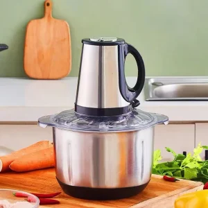 Hebei Manufacturers Kitchen Home Vegetable Meat Chopper Food Processor Stainless Steel 2l 3l 5l Mincer Electric Meat Grinders