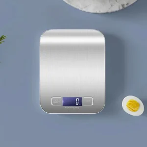 High Accuracy 1g Mini Kitchen Scale 5kg Max Stainless Steel Compact Design Kitchen Scale Digital Food Coffee Scale for Cooking