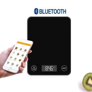 High Accuracy Kitchen Scale Bluetooth Electronic Capacity with LED Display Multifunction for Cooking Jewelry Laboratory