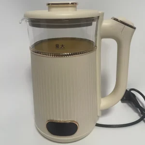 High Boron Glass Double Wall Electric Kettle 1.8L 1500W 220-240V 50/60Hz Kitchen Appliance
