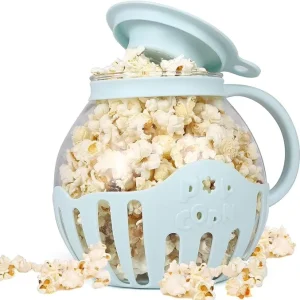 High Borosilicate Glass Microwave Oven Popcorn Maker Self Explosive Pot for Food Storage Container