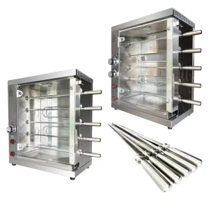 High Capacity Automatic Electric Gas Chicken Grill Rotisserie Roasting Machine Chicken Rotisserie Oven